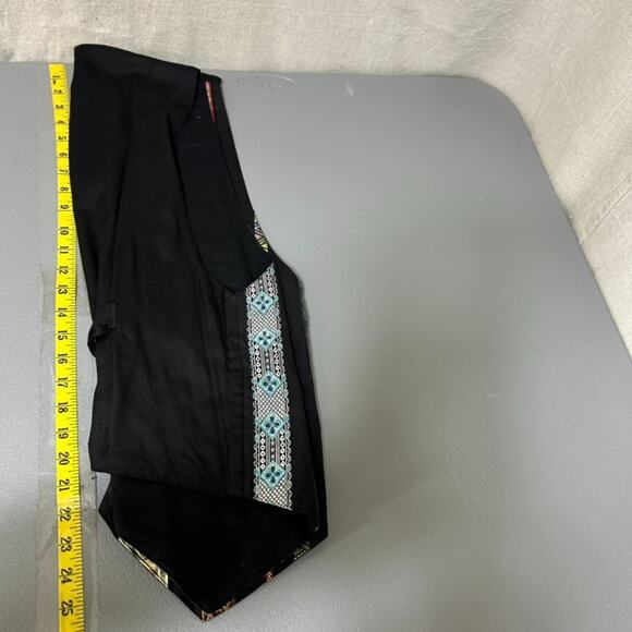 Vintage Agapo Womens Boho Vest Size S Western 90s Aztec Button Causal Abstract - Picture 8 of 9